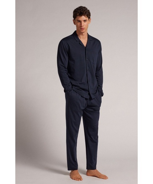 セール】Superior コットン フロントオープン ロングパジャマ（ルーム