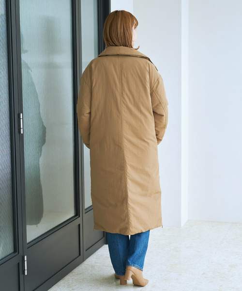 B.C STOCK（ベーセーストック）の「ロングステンカラーダウンコート