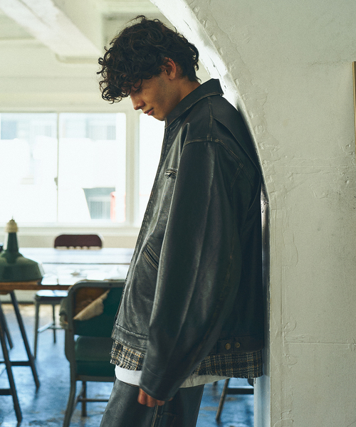 417 EDIFICE（フォーワンセブンエディフィス）の「フェイクレザー