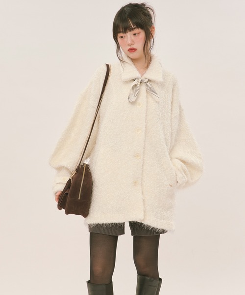 mix color knit jacket / ミックスカラーニットジャケット（その他