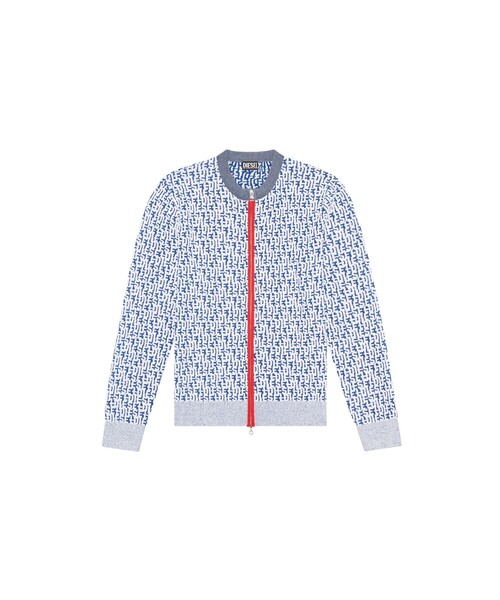 DIESEL（ディーゼル）の「メンズ ニット ジップアップ カーディガン