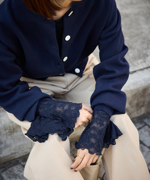 SLOBE IENA（スローブイエナ）の「レースフレアスリーブブラウス