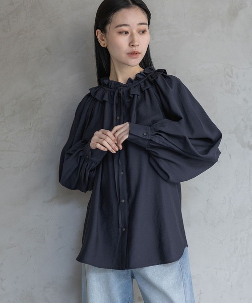 フリルボウタイブラウス（シャツ/ブラウス）｜A part by（アパートバイ