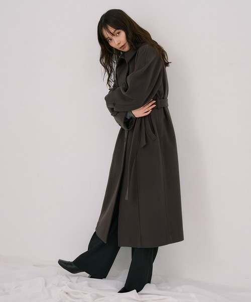 ZOZOランキング1位獲得！》【オンライン限定】2wayウールロングコート