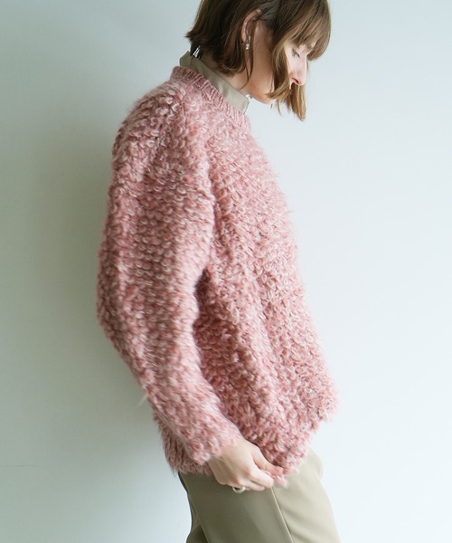 CLANE（クラネ）の「MIX LOOP MOHAIR KNIT TOPS（ニット/セーター