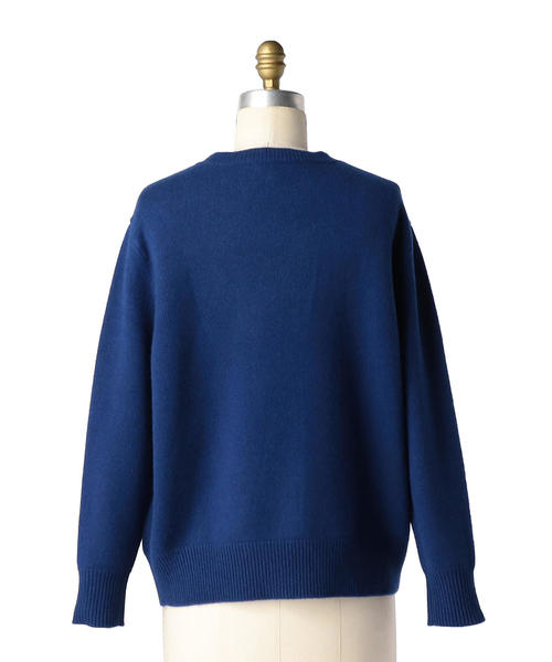 Drawer（ドゥロワー）の「Drawer 7Gカシミヤクルーネックニット