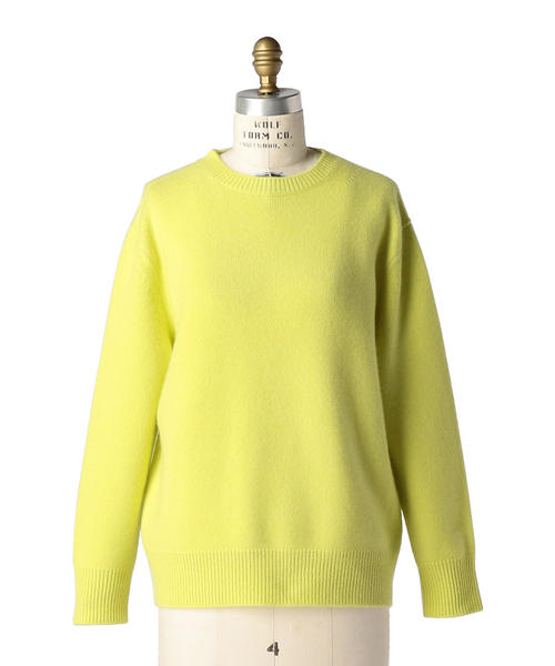 Drawer（ドゥロワー）の「Drawer 7Gカシミヤクルーネックニット