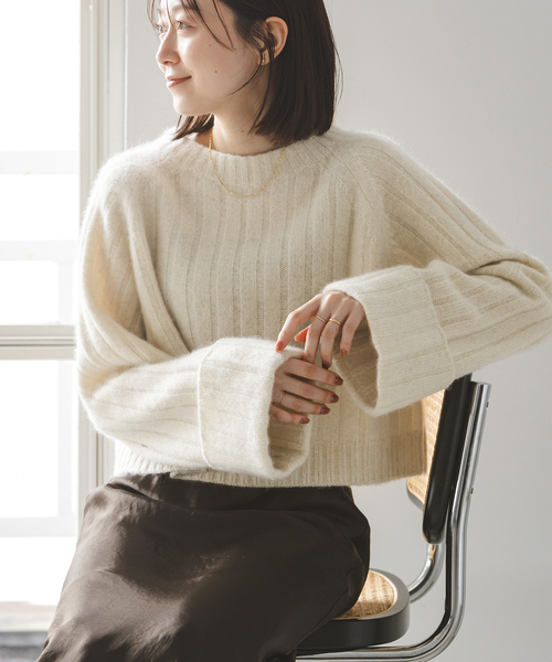 Noble（ノーブル）の「YAK/ヤク ワイドリブニットプルオーバー（ニット