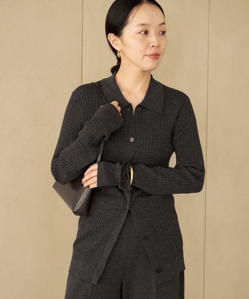 plage（プラージュ）の「ゴールドボタンニットジャケット