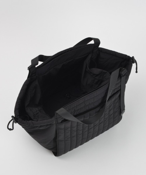 洗濯機洗い可能】洗える キルティングトートバッグ Lサイズ マザーズ