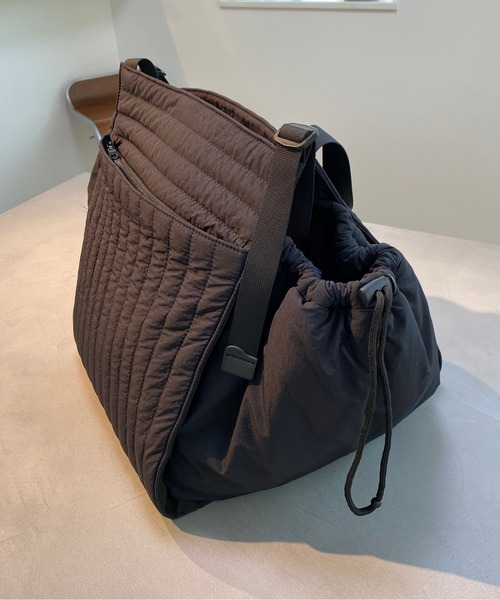 洗濯機洗い可能】洗える キルティングトートバッグ Lサイズ マザーズ