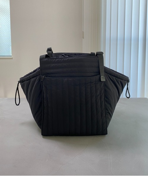 洗濯機洗い可能】洗える キルティングトートバッグ Lサイズ マザーズ