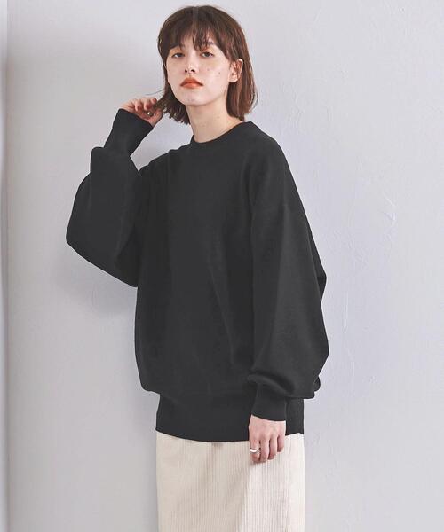 HYKE（ハイク）の「＜HYKE（ハイク）＞BIG FIT クルーネック ニット