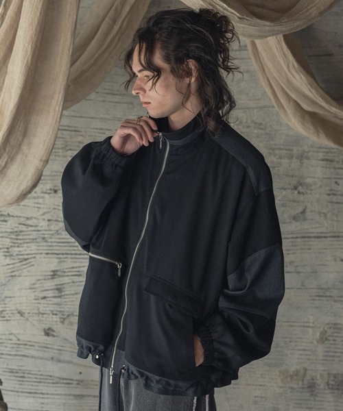 CASPER JOHN（キャスパージョン）の「High neck switch blouson