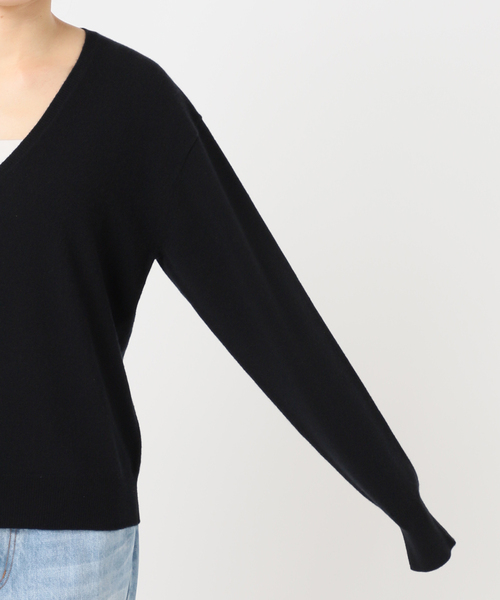 セール】W/CAS Vネックプルオーバー（ニット/セーター）｜Plage