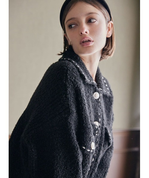 COEL（コエル）の「ステッチブークレーニットジャケット（その他