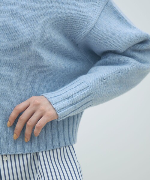 ラムカシミヤ クルーネックプルオーバー（ニット/セーター）｜MACPHEE