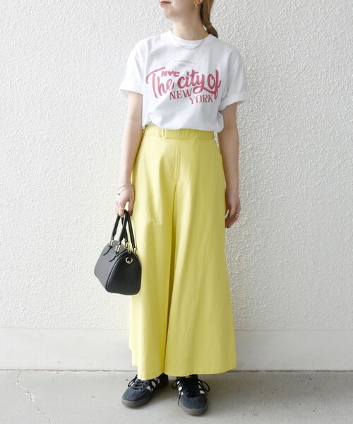 セール】SHIPS any:〈洗濯機可能〉インレイ タック フレア スカート