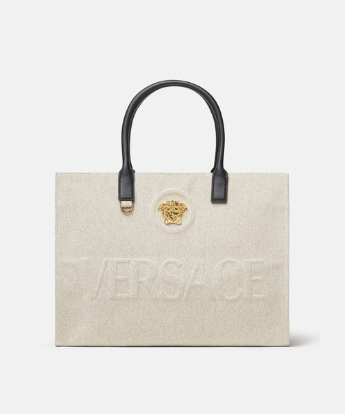 ラ メドゥーサ ラージ トート バッグ（トートバッグ）｜VERSACE