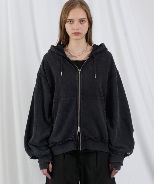 セール】MULTI GIMMICK DESIGN DOUBLE ZIP PARKA/マルチギミック