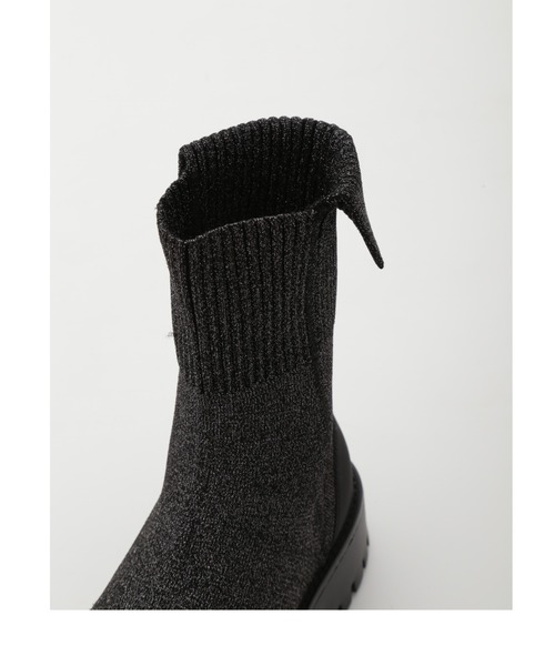 emmi（エミ）の「【emmi atelier】ecoニットブーツ（ブーツ）」 - WEAR