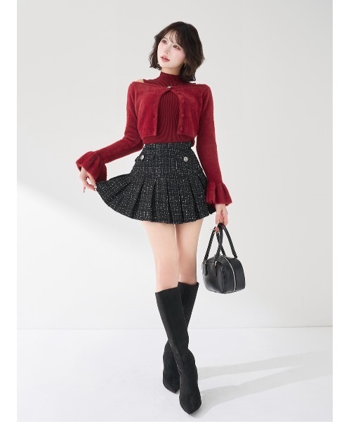 アンサンブルシャギーニットトップス（ニット/セーター）｜Darich