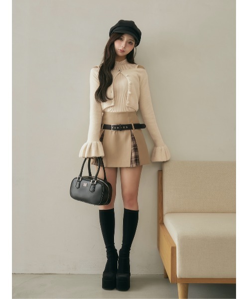 アンサンブルシャギーニットトップス（ニット/セーター）｜Darich