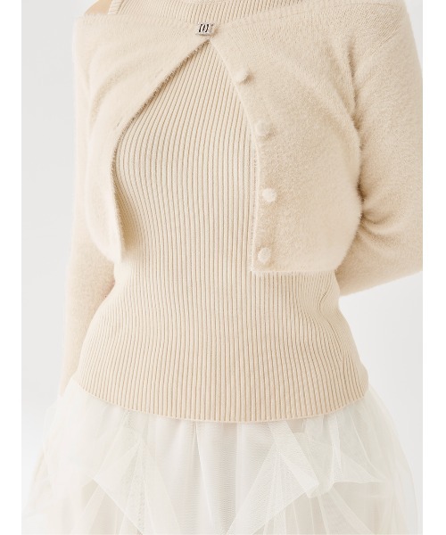 アンサンブルシャギーニットトップス（ニット/セーター）｜Darich
