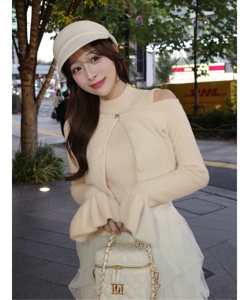 アンサンブルシャギーニットトップス（ニット/セーター）｜Darich