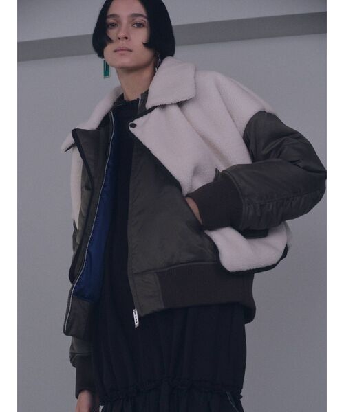 UN3D.（アンスリード）の「ボアドッキングブルゾン（ブルゾン）」 - WEAR