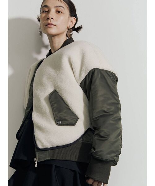 UN3D.（アンスリード）の「ボアドッキングブルゾン（ブルゾン）」 - WEAR