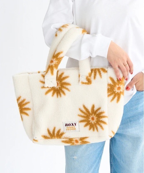 ROXY/ロキシー トートバッグ ALL DAY TOTE BAG フラワー柄ボアトート