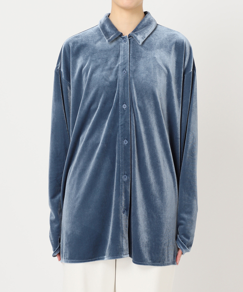CITYSHOP（シティーショップ）の「VELVET OVER シャツ（シャツ