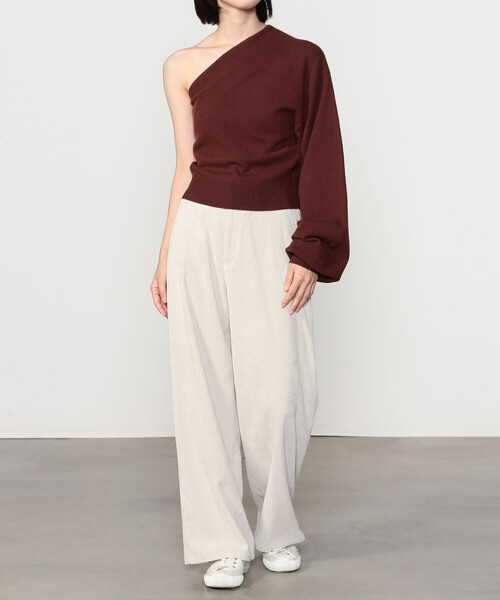 INSCRIRE（アンスクリア）の「INSCRIRE | カシミヤ ワンショルダー