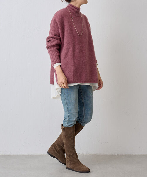 BEARDSLEY（ビアズリー）の「ヤクハイネックプルオーバー（ニット