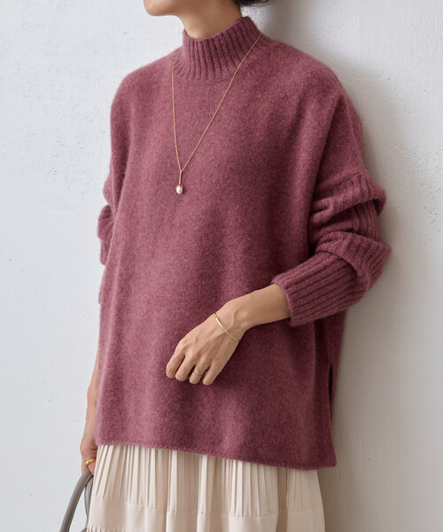 BEARDSLEY（ビアズリー）の「ヤクハイネックプルオーバー（ニット