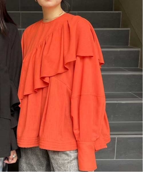 セール】2WAY FRILL BLOUSE（シャツ/ブラウス）｜Ameri（アメリ）の