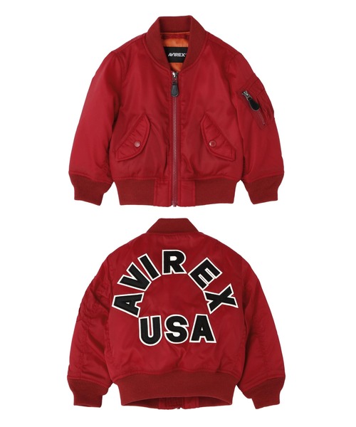 KID'S/キッズ》MA-1 LOGO / MA-1 ロゴ / AVIREX / アヴィレックス（MA