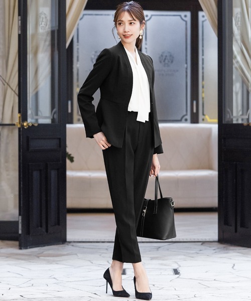 セール】フレアジャケット テーパードパンツ セットアップ スーツ
