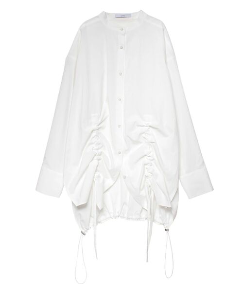 UN3D.（アンスリード）の「ヘムギャザーシャツ（シャツ/ブラウス