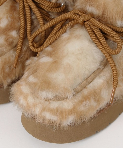 オリジナルフェイクムートンモカシンブーツ（モカシン/デッキシューズ