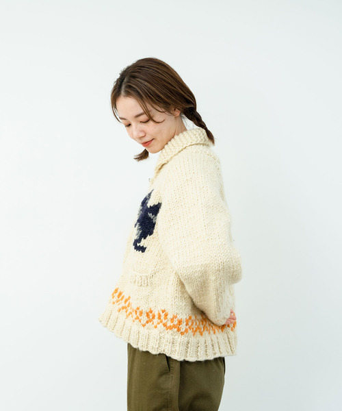 PAR ICI（パーリッシィ）の「ネパール手編み シャチインターシャ