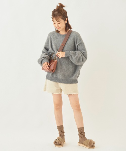 plage（プラージュ）の「Furボリュームソデプルオーバー◇（ニット