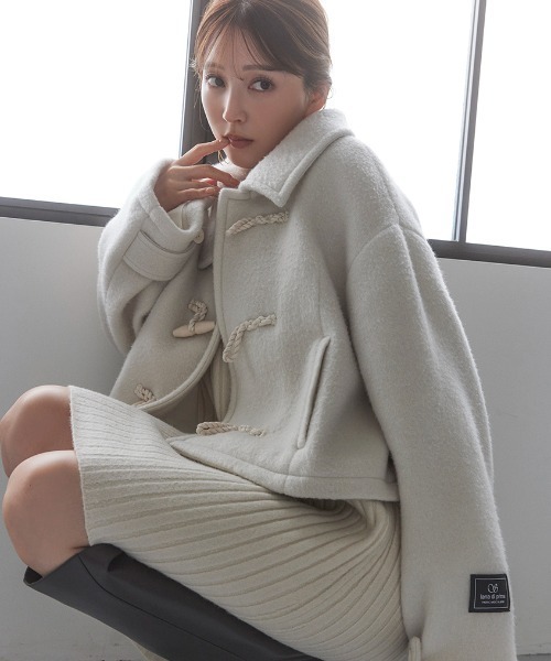 SNIDEL（スナイデル）の「ウールシャギーショートダッフル（ダッフル