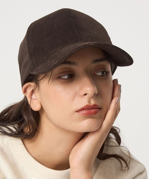 セール】コーデュロイ キャップ / 帽子 UVカット（キャップ）｜green