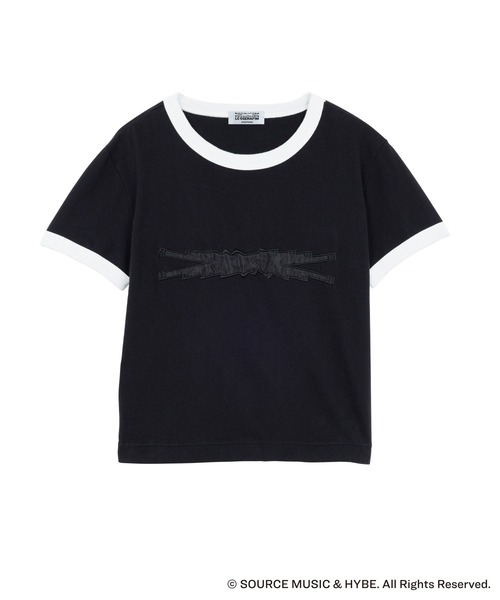 LE SSERAFIM（ル セラフィム）の「LE SSERAFIM × ZOZOTOWN RINGER TEE