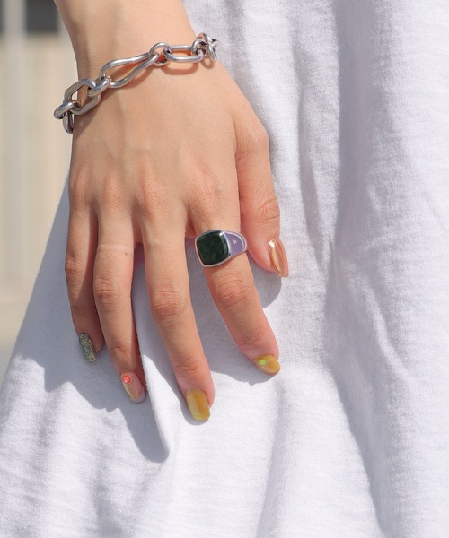 TOM WOOD（トムウッド）の「TOM WOOD/トムウッド Cushion リング 指輪