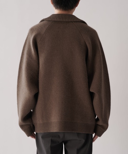 Lui's（ルイス）の「接結ニットブルゾン（ニット/セーター）」 - WEAR