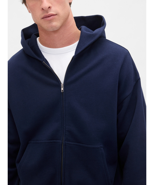 セール】ヘビーウェイト ジップアップ パーカー（パーカー）｜GAP