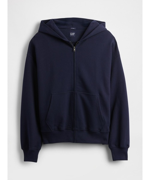 セール】ヘビーウェイト ジップアップ パーカー（パーカー）｜GAP